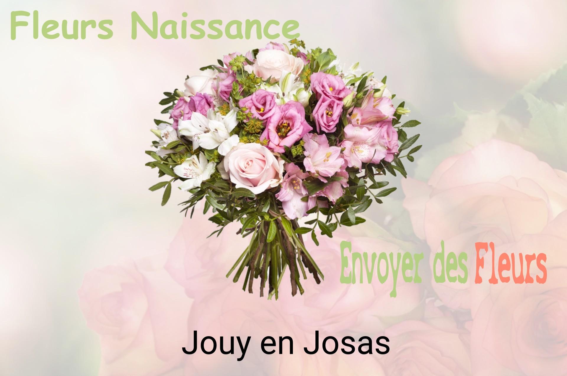 Bouquet de fleurs de naissance livré à Jouy-en-Josas