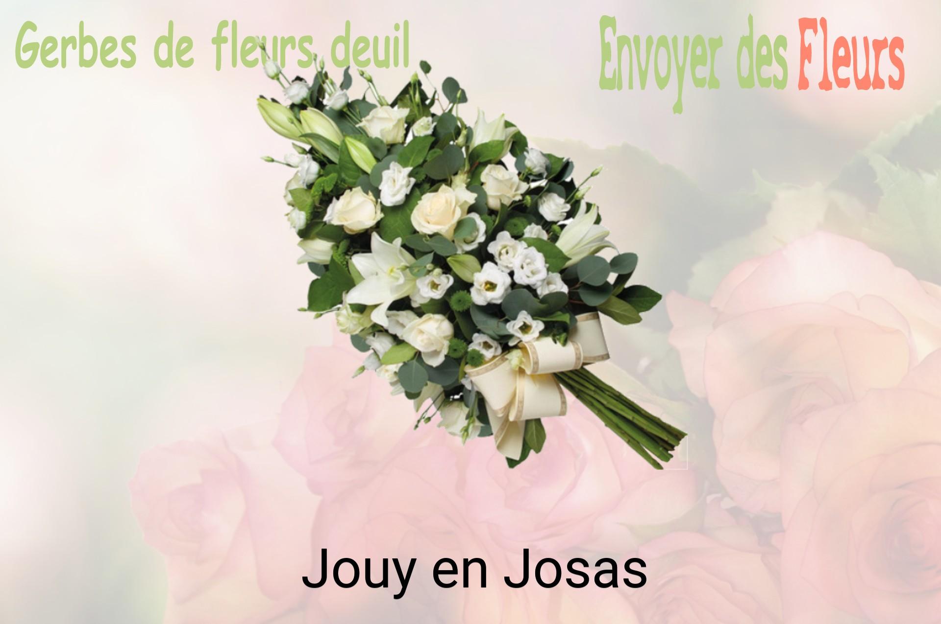 Gerbe de fleurs de deuil livrée à Jouy-en-Josas